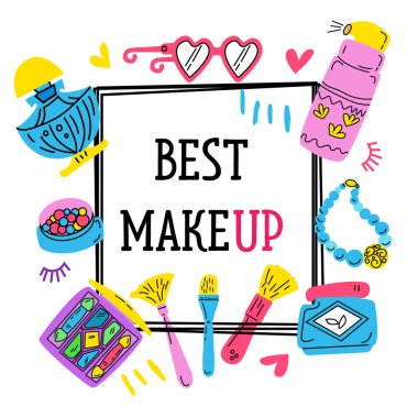 Makyaj vektörünün elementlerinin gösterimi