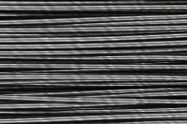 Birçok yatay olarak yerleştirilmiş metal yaylar arka plan yüzeyi