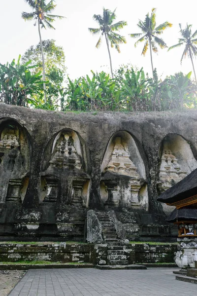 Gunung Kawi Tempelcomplex Gehouwen Stenen Kliffen Bali Indonesië — Stockfoto