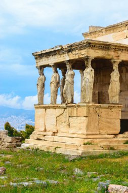 Erechtheion antik Yunan tapınağıCaryatids verandası