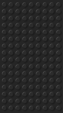 Siyah İnşaat Oyuncak Tabakası, Blok Temalı Sanat ve Tasarım İçin Vektör İllüzyonu. Metin için Boşluğu Kopyala, Üst Görünüm Tasarım Şablonu ile Dikey Sancak