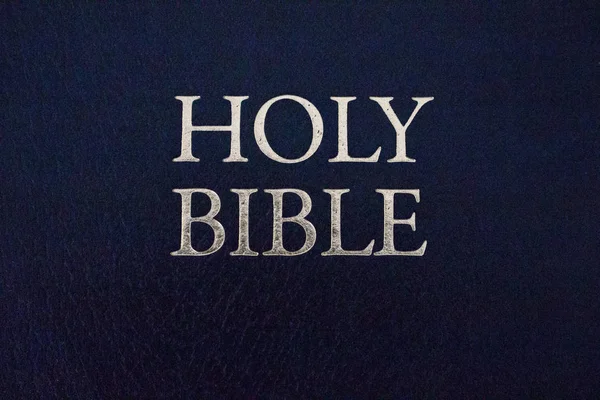 Titre Bible Close Seup Religion Concept Foi Littérature Religieuse Bible — Photo