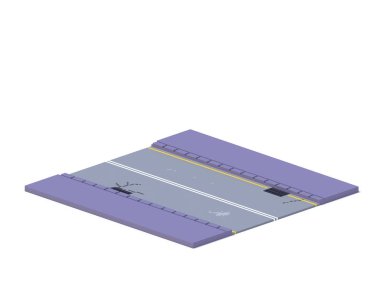 3D render düz izometrik blok binalar Infographic kavram kümesi. Özel şehir harita Oluşturucusu. Gölge beyaz zemin üzerine izole. Yol simgesi toplama. Piksel sanat. Düz yol Arsa