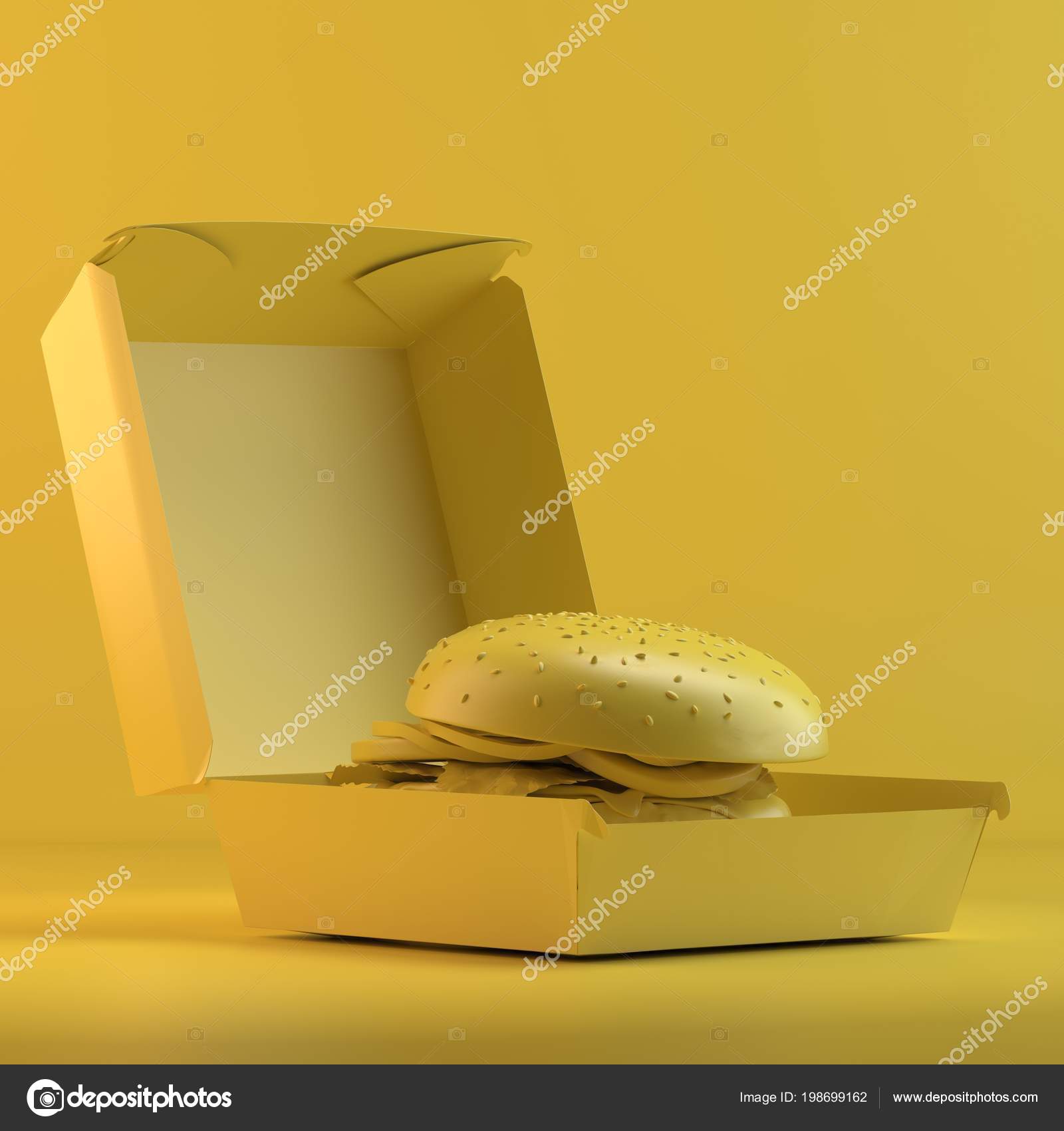 Download Rendering Burger Paper Container Design Mockup All Objects Background Painted Stock Photo Image By C Bugfish 198699162