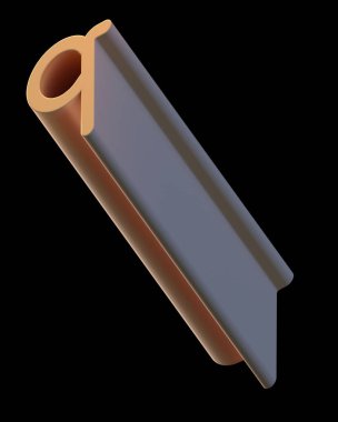 3D metin. Ekstra işleme uzun kalın harf Q siyah arka plan üzerine izole. Büyük derinlik A'ya eğim ile yazı tipi. Alfabe pop iki çapraz yönde ayarlayın. Yumuşak ışık pürüzsüz parlak yansımalar  