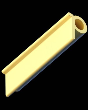 3D metin. Ekstra işleme uzun kalın siyah arka plan üzerine izole P harfi. Büyük derinlik A'ya eğim ile yazı tipi. Alfabe pop iki çapraz yönde ayarlayın. Yumuşak ışık pürüzsüz parlak yansımalar  