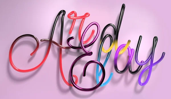 stock-photo-rendering-gradient-handwritten-glossy-brushed