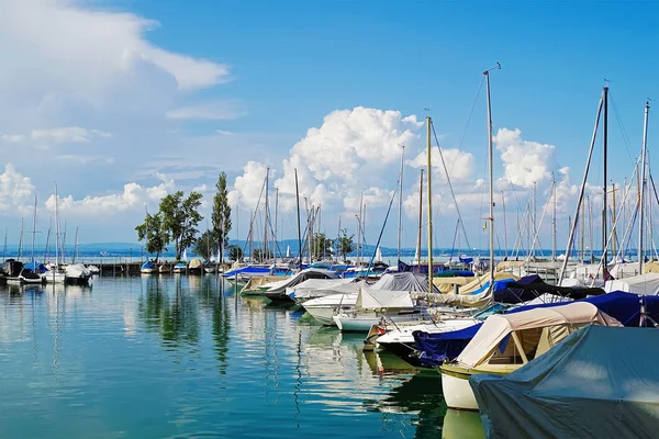 Romanshorn, İsviçre görünümü yat ve Boden bkz: