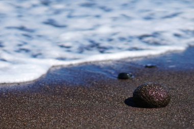 Paradisos beach Santorini, Greecd kumsalda devam et