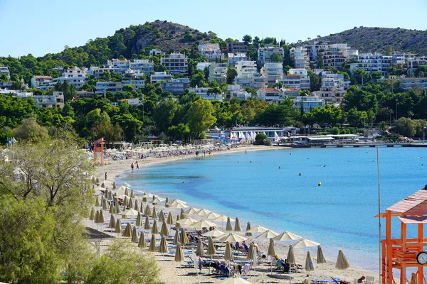 Vouliagmeni, Atina, Yunanistan yakınındaki güzel sahil kasabası