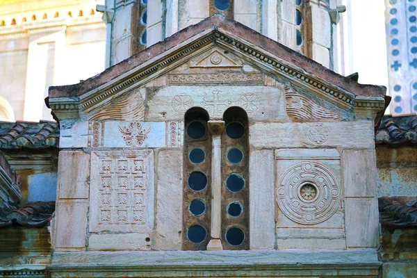 Detail Van Kerk Van Panagia Gorgoepikoos Athene Griekenland — Stockfoto