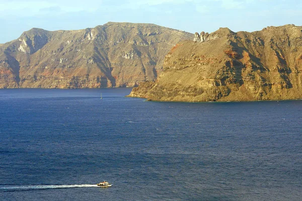 Characteristic View Santorini Cyclades Greece — Stock Photo, Image