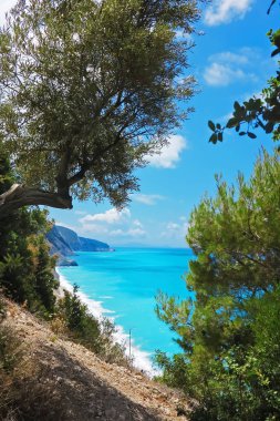 Egremn beach, Lefcada, Yunanistan