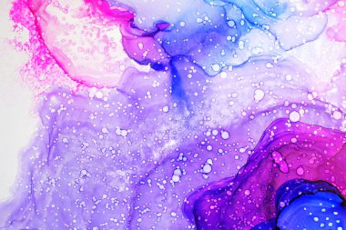 Orijinal alkol mürekkep boyama parçası