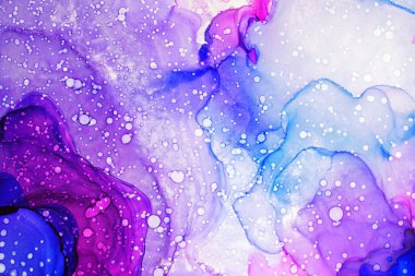 Orijinal alkol mürekkep boyama parçası