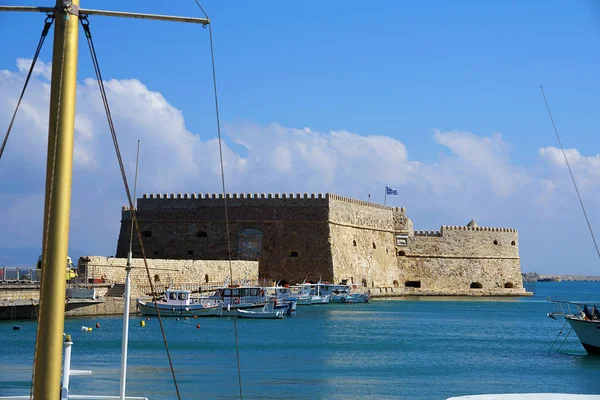 Вид на крепость Коулз в Ираклио, Крит — стоковое фото