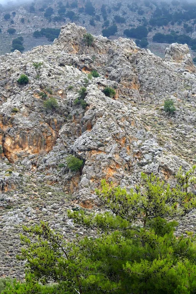 Szczególne formacje skalne na Krecie — Zdjęcie stockowe