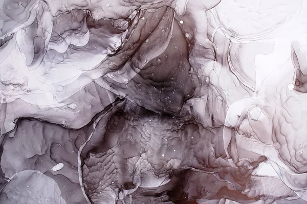 Orijinal mürekkep resminin bir parçası, makro fotoğraf.