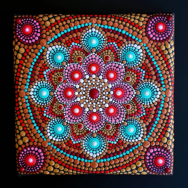 Güzel kare mandala