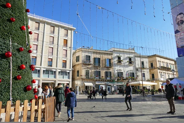 Lecce Italy December 2018 View Piazza Sant Oronzo Few Days — Stock Photo, Image