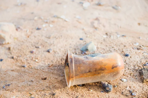 Su kaynaklarındaki plastik atık sorunu, çevrenin sorun yaşamasına neden oluyor. Bazen kumsalda görülür..