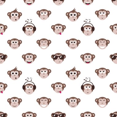 maymun yüzü olan seamless modeli