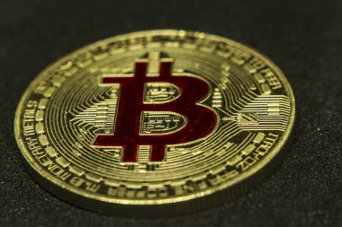 gerçek bitcoin izole arka plan