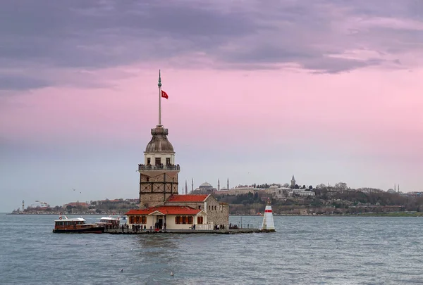 Maiden Tower Kiz Kulesi Istanbul — Stockfoto