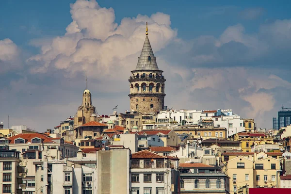 Galata Tower Isztambulban Törökország — Stock Fotó