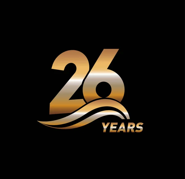 Joyeux 26e Anniversaire Design De Luxe Moderne Pour Cartes De Voeux Carte Anniversaire Carte Invitation 755998 1153