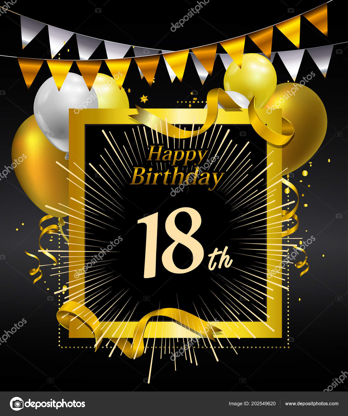 Years Anniversary Happy Birthday Logo Decorative Background Stock Vector  Image by ©vectorawesome #202549620