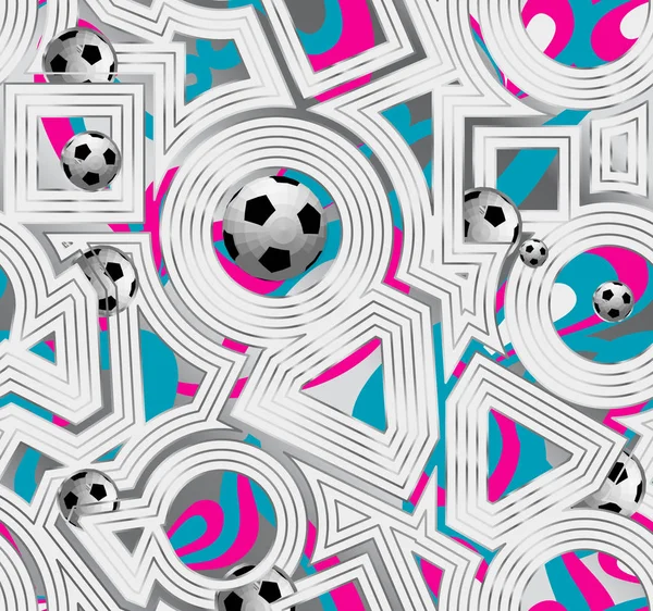 Fútbol Campeonato Mundial Copa Fondo Fútbol — Vector de stock