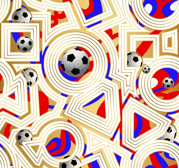 Fútbol Campeonato Mundial Copa Fondo Fútbol — Vector de stock