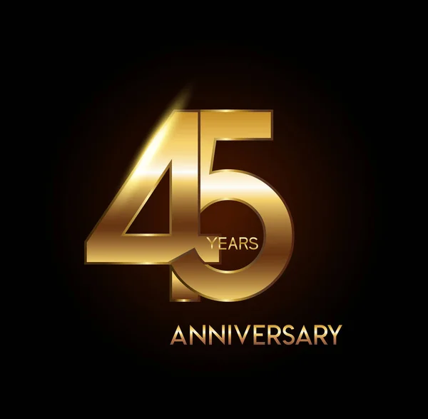 Years Anniversary Logo Decorative Background — Stock Vector