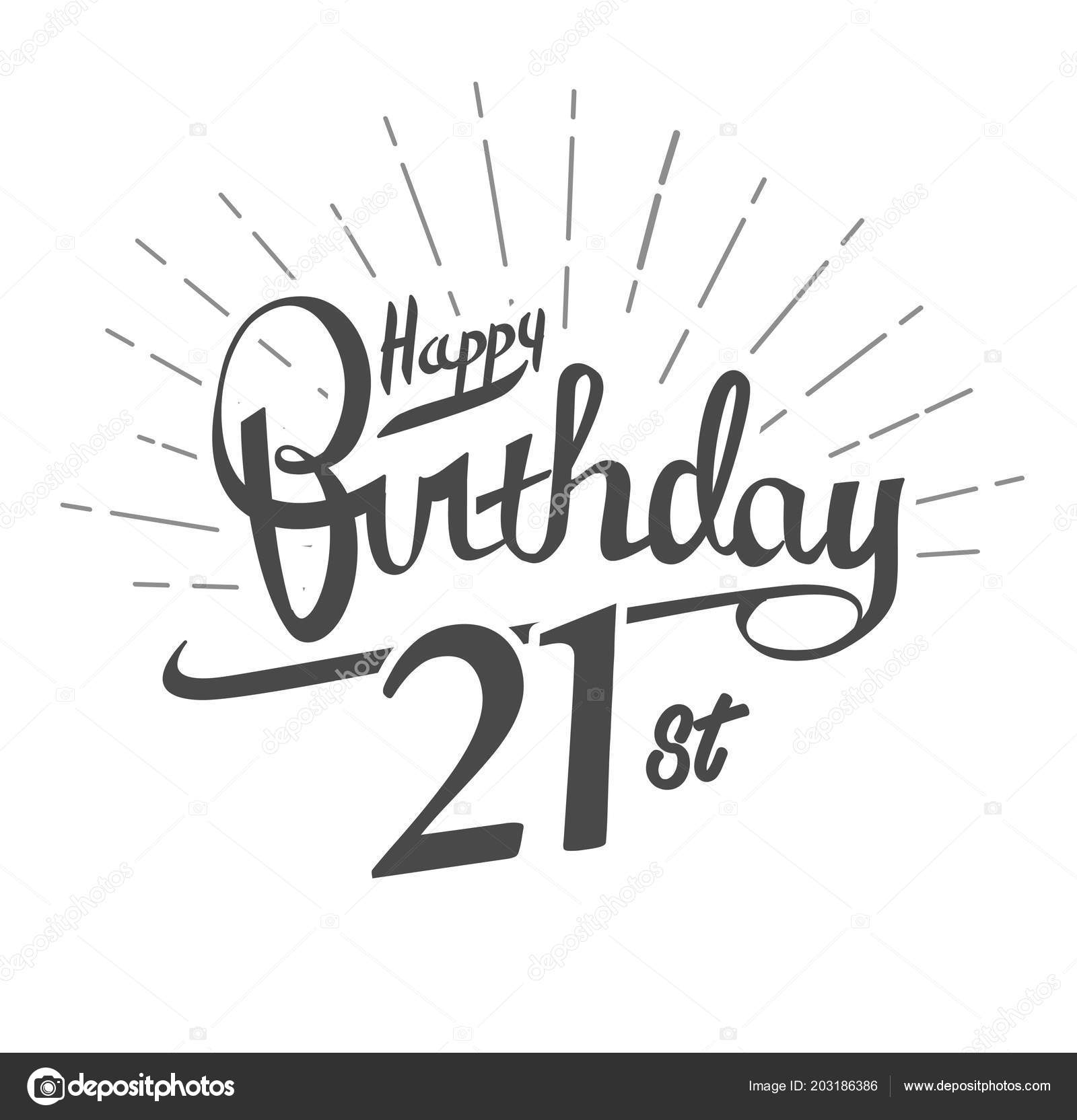 Years Anniversary Logo White Background Happy Birthday Stock Vector Image By C Vectorawesome