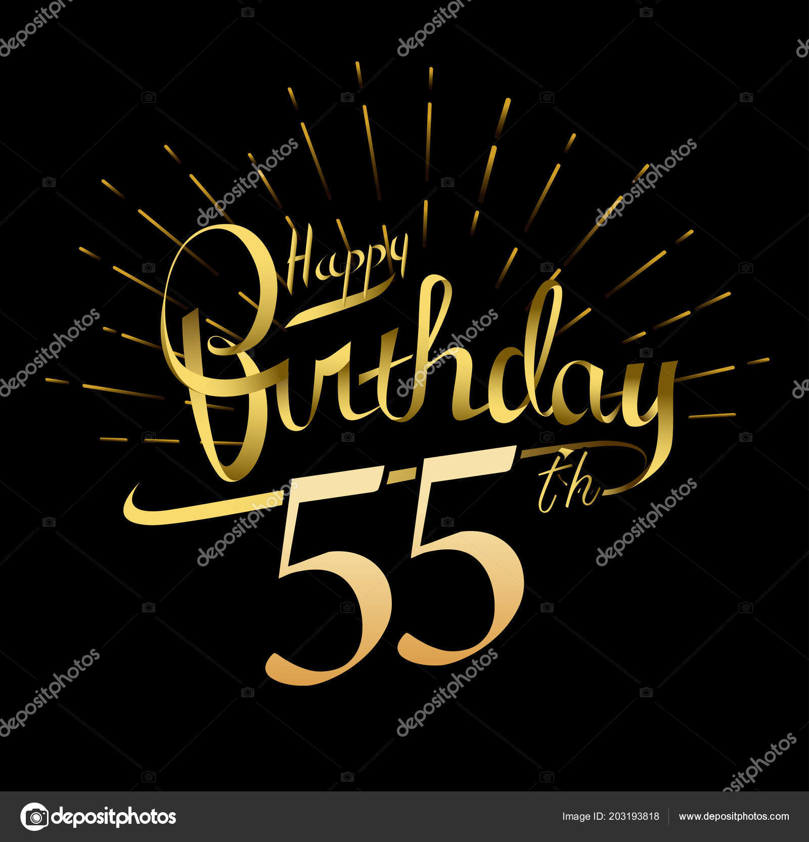 55 Ans Anniversaire Images Vectorielles 55 Ans Anniversaire Vecteurs Libres De Droits Depositphotos