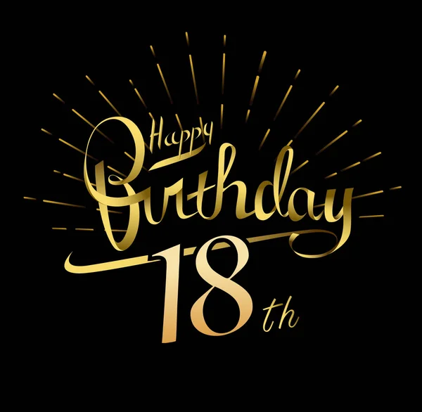 18 yıl yıldönümü. İyi ki doğdun logosu, dekoratif arka plan