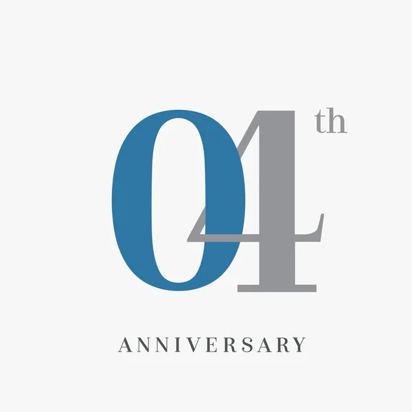Roky Logo Výročí Dekorativní Pozadí — Stockový vektor