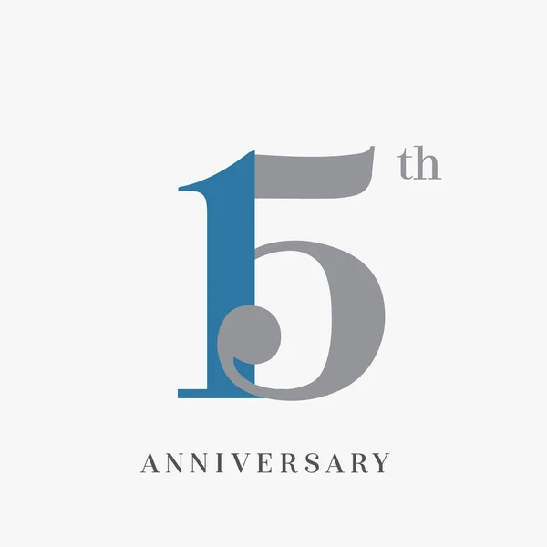 15 yıl yıldönümü logosu, dekoratif arka plan