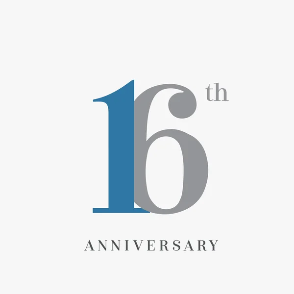 Años Logo Aniversario Fondo Decorativo — Archivo Imágenes Vectoriales