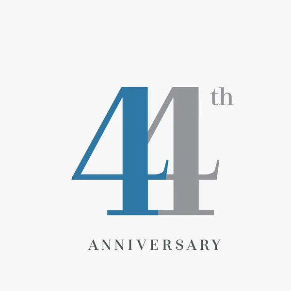 Anos Logotipo Aniversário Fundo Decorativo —  Vetores de Stock