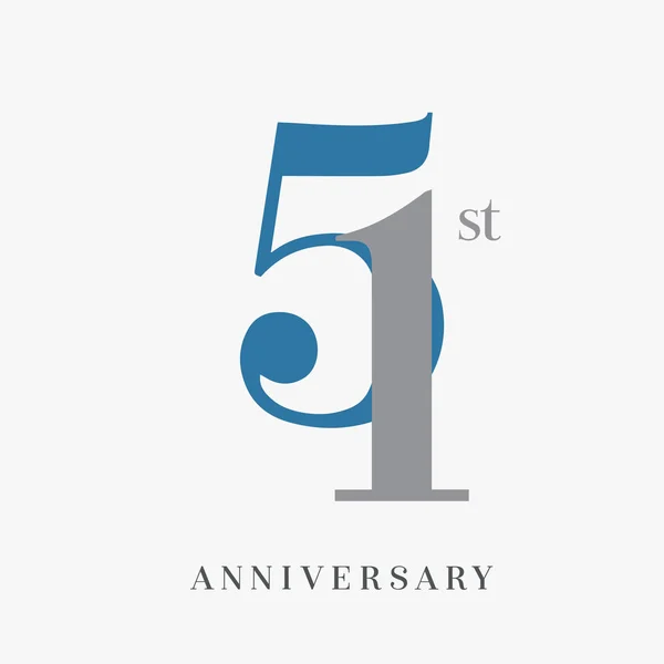 年周年記念ロゴ 装飾的な背景 — ストックベクタ