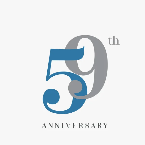Yaş Yıldönümü Logosu Dekoratif Arka Plan — Stok Vektör