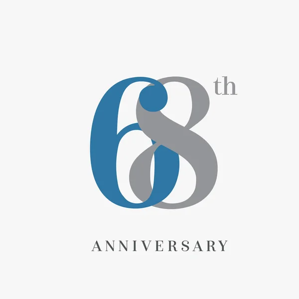Yıl Yıldönümü Logosu Dekoratif Arka Plan — Stok Vektör