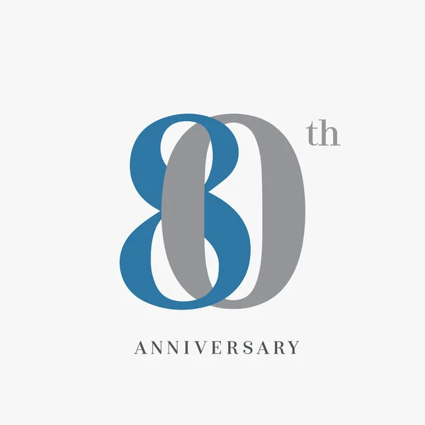 Ans Logo Anniversaire Fond Décoratif — Image vectorielle