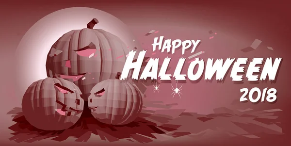 Feliz Halloween Fondo Decorativo Vacaciones — Archivo Imágenes Vectoriales