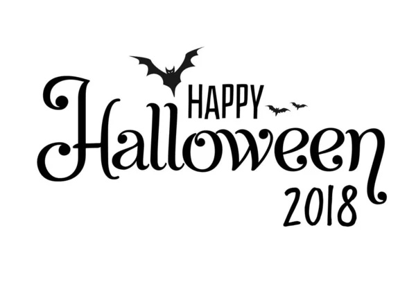 Happy Halloween Decoratieve Vakantie Achtergrond — Stockvector