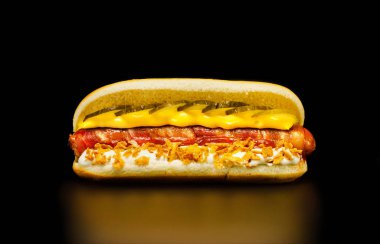 Hot dog - en yaygın on-the-go yemek.