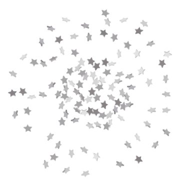 Düşen konfeti yıldız