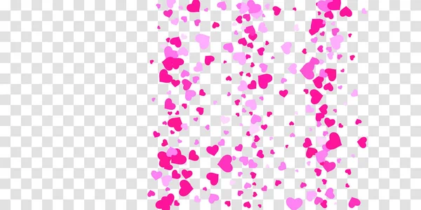 Heart of confetti falls on the background. — Stock Vector